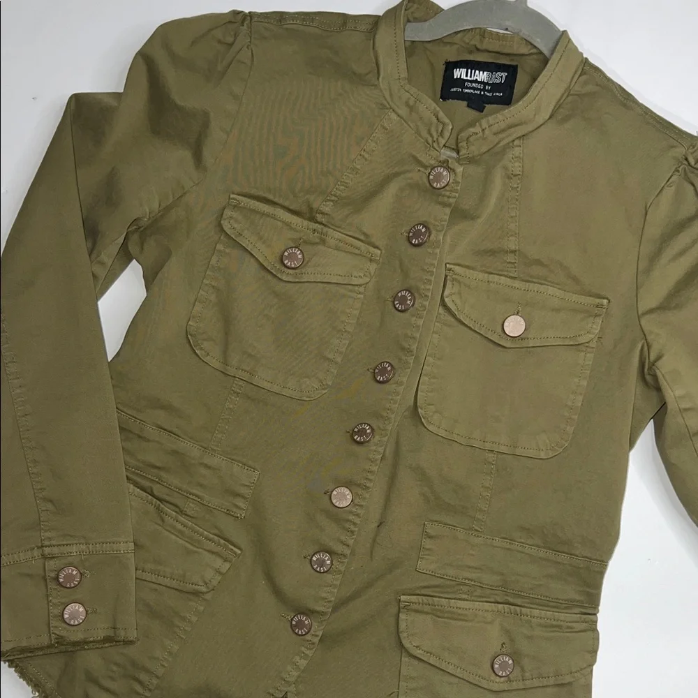 William Rast Green Utility Jacket - Picture 1 of 10